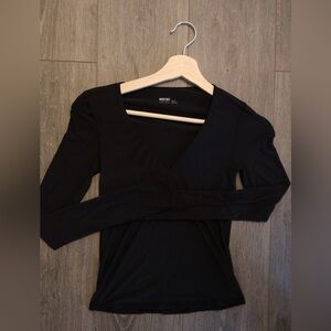 Aerie Smoothez Long Sleeve V Neck